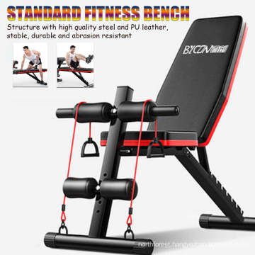 Sport Exercise Folding Flat Weight Gym Bench Adjustable Muscle Training Bench